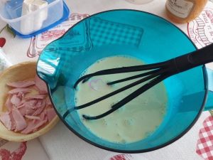 Quiches jambon chèvre et miel par "Les Recettes de Titi"