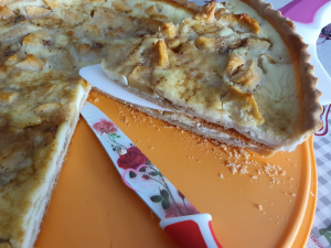 Tarte aux pommes et crème de coco par "Les Recettes de Titi"