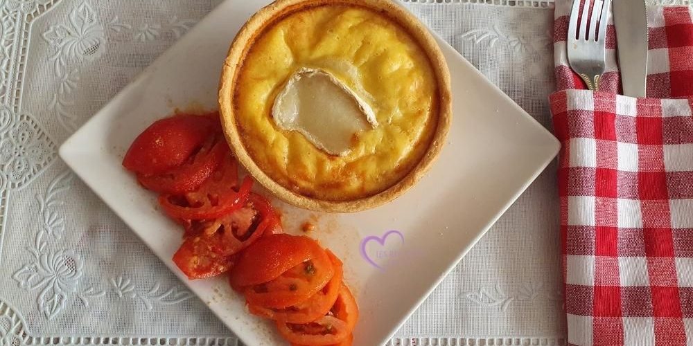Quiches jambon chèvre et miel