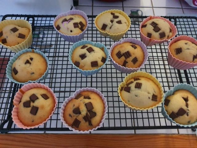 Muffins pépites de chocolats par "Les Recettes de Titi"