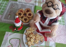 Sablés lunettes à la confiture et à la pâte à tartiner
