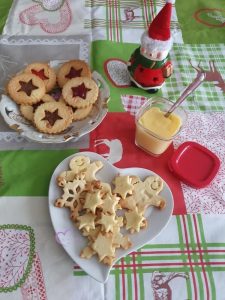 Sablés lunettes à la confiture et à la pâte à tartiner par "Les Recettes de Titi"