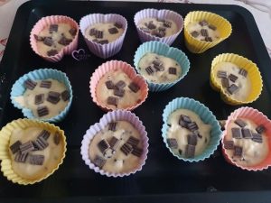 Muffins pépites de chocolats par "Les Recettes de Titi"