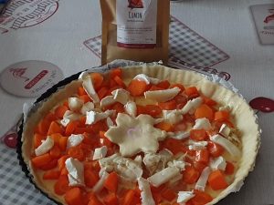 Tarte carottes chèvre et miel au cumin par "Les Recettes de Titi"