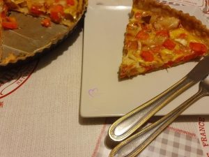 Tarte carottes chèvre et miel au cumin par "Les Recettes de Titi"