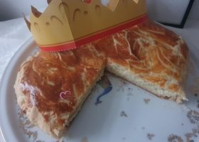 Galette crème pâtissière et amande