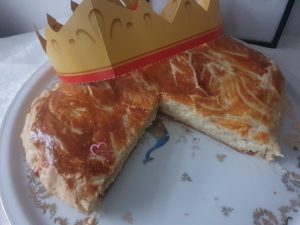 Galette crème pâtissière et amande par 'Les Recettes de Titi"