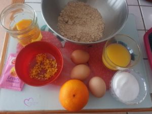 Gâteau à l’orange sans farine par "Les Recettes de Titi"