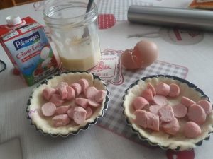 Tartelettes aux mini knacks par 'Les Recettes de Titi"