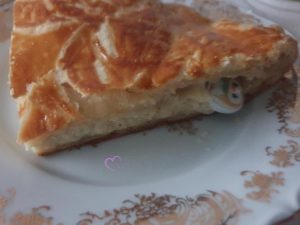 Galette crème pâtissière et amande par 'Les Recettes de Titi"
