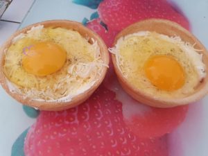 Quiche façon œuf cocotte par "Les Recettes de Titi"