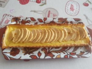 Tarte aux pommes crème vanille par "Les Recettes de Titi"