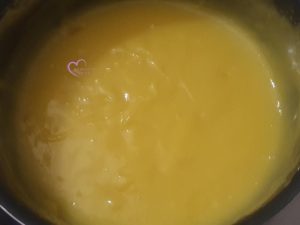 Tarte cœur et tartelettes orange meringuée par "Les Recettes de Titi"