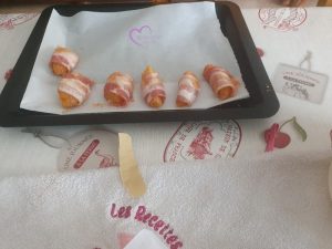 Pommes de terre en chemise de lard maigre fumé par "Les Recettes de Titi"