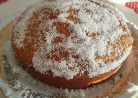 Gâteau banane et noix de coco