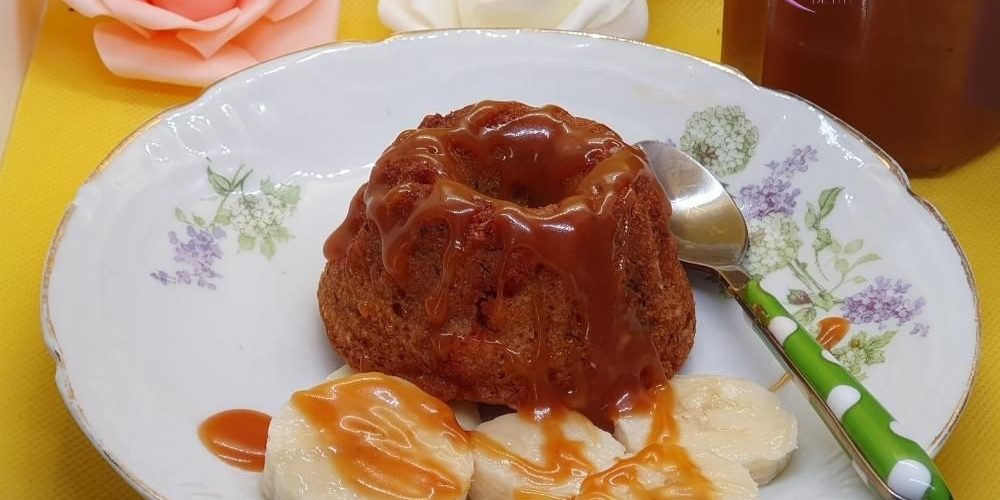 Muffins banane et pralines rouges