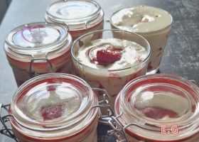 Tiramisu aux fraises d’Eliott