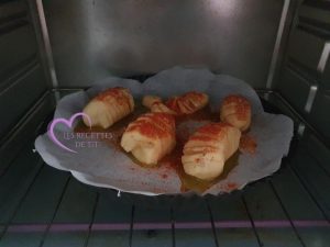 Cordon bleu de dinde et pommes de terre accordéon par "Les Recettes de Titi"