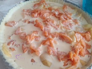 Tarte aux pommes de terre et saumon fumé par "Les Recettes de Titi"