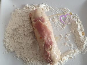 Cordon bleu de dinde et pommes de terre accordéon par "Les Recettes de Titi"