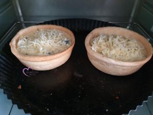 Quiches petits pois et St Agur par "Les Recettes de Titi"