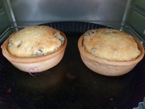 Quiches petits pois et St Agur par "Les Recettes de Titi"