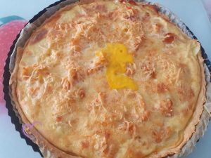 Tarte aux pommes de terre et saumon fumé par "Les Recettes de Titi"