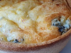 Quiches petits pois et St Agur par "Les Recettes de Titi"