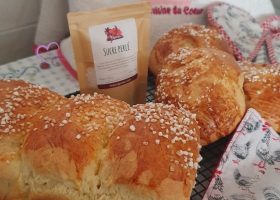 Brioche et ses briochettes au sucre perlé
