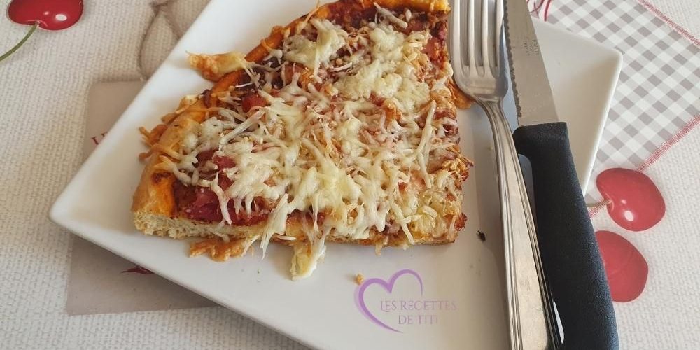 Pizza jambon lardons