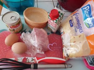 Quiches individuelles jambon champignons par "Les Recettes de Titi"