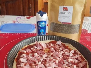 pizza jambon lardons par "Les Recettes de Titi"