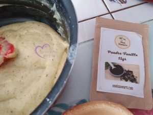 Quiches vanille fraises par "Les Recettes de Titi"