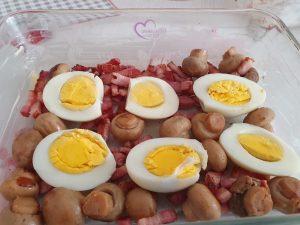 Gratin d'œufs tomate de Sandrine par "Les Recettes de Titi"