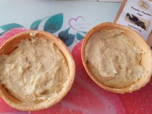 Quiches vanille fraises par "Les Recettes de Titi"