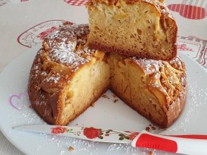 Moelleux aux pommes et mascarpone de Sophie par "Les Recettes de Titi"