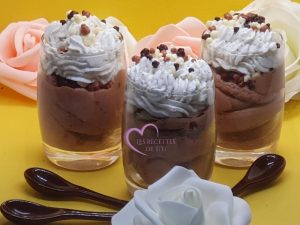 Verrines choco vanille par "Les Recettes de Titi"