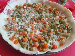 Tarte aux légumes et corned-beef par "Les Recettes de Titi"