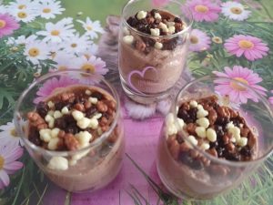 Verrines choco vanille par "Les Recettes de Titi"