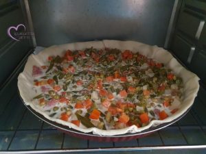 Tarte aux légumes et corned-beef par "Les Recettes de Titi"