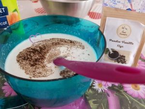 Clafoutis aux abricots au sirop par "par les Recettes de Titi"