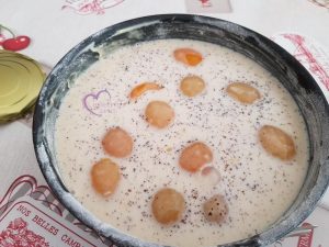 Clafoutis aux abricots au sirop par "par les Recettes de Titi"