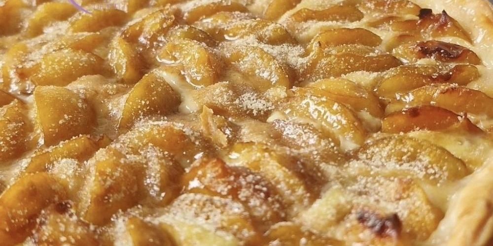 Tarte gourmande aux mirabelles de Dédé