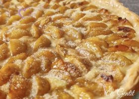 Tarte gourmande aux mirabelles de Dédé