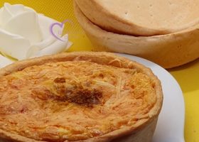 Quiches individuelles poulet et crème au curry