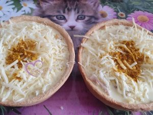 Quiches individuelles poulet et crème au curry par "Les Recettes de Titi"