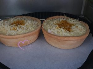 Quiches individuelles poulet et crème au curry par "Les Recettes de Titi"