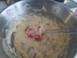 Cake jambon lardons et champignons par "Les Recettes de Titi"