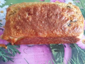 Cake jambon lardons et champignons par "Les Recettes de Titi"