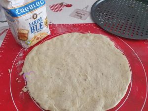 Pizza chorizo lardons par "Les Recettes de Titi"